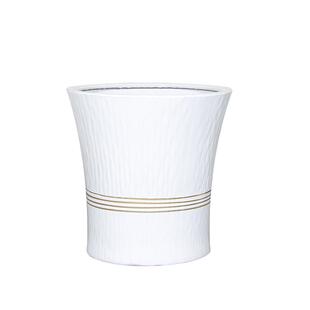 陶瓷大花盆欧式高档轻奢家用客厅阳台发财树种树盆栽白色专用花瓶