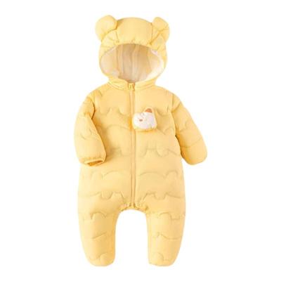 巴拉巴拉婴儿羽绒连体衣宝宝爬服
