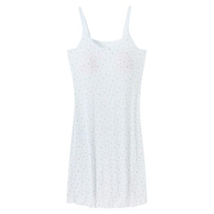 ubras呼呼睡衣碎花女带胸垫吊带裙短裤套装夏柔软睡裙26新家居服