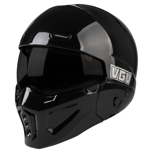 蝎子3C认证巡航摩托车头盔男士女四季通用复古全盔机车半盔安全帽