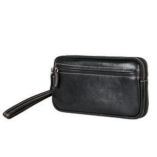 古造真皮男士手拿包植鞣头层牛皮商务休闲手提包钱包银行卡收纳包