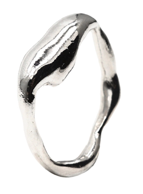 原创设计925银高光诗歌rose戒指