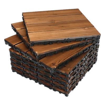 南虞防腐木碳化实木地垫