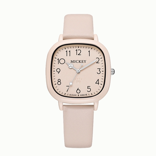 迪士尼手表女款初高中学生考试专用中考女生高颜值只看时间石英