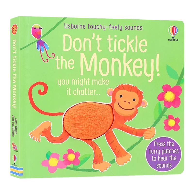 Usborne动物触摸发声书别逗猴子