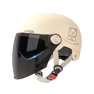 新国标3c认证头盔电动车男女士夏季防晒防紫外线摩托车四季通用半