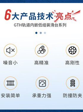 高刚性精密丝杆马达安装任意静音模组滑台导程10/20同款TOYO GTH5