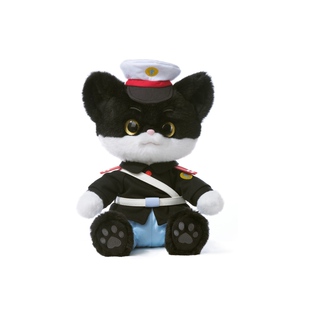 普莱美JMPRIME黑猫警长动画同款毛绒玩偶公仔猫咪玩偶娃娃礼物