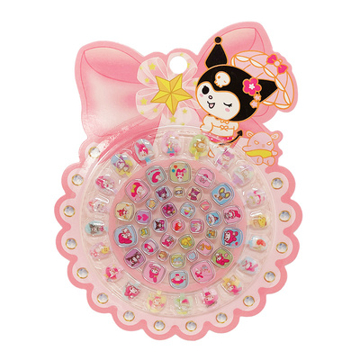 儿童穿戴甲指甲贴女童小女孩美甲