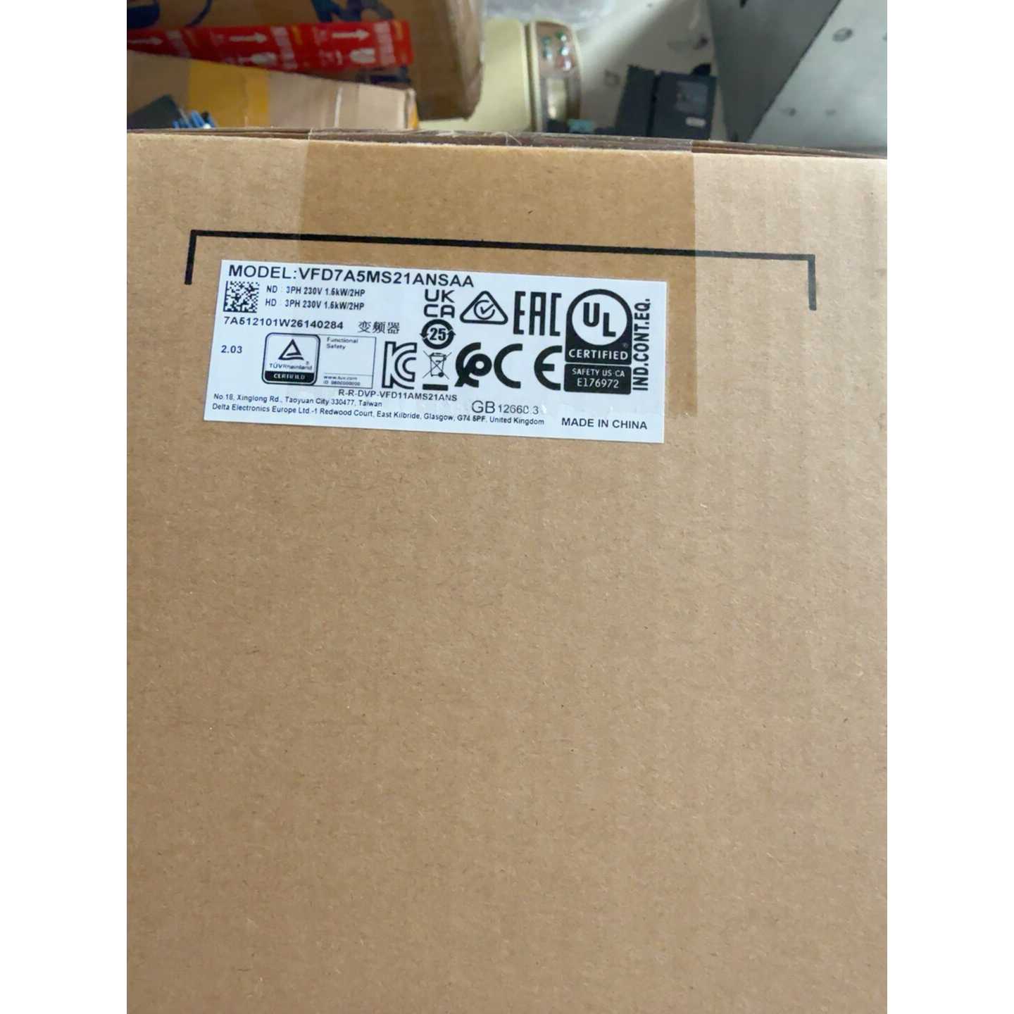 (议价)变频器VFD7A5MS21ANSAA正品