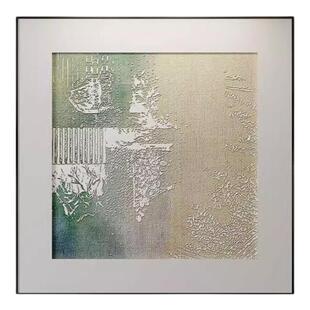 中古风装饰画新中式复古金属灯画入户玄关墙面装饰挂件卧室床头画