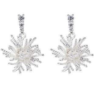 【新品】烟花耳钉秋冬耳饰女巨好看耳环2026新款爆款高级感耳坠