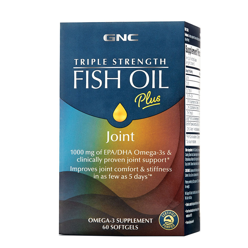 GNC深海鱼油乳香快效护膝盖关节