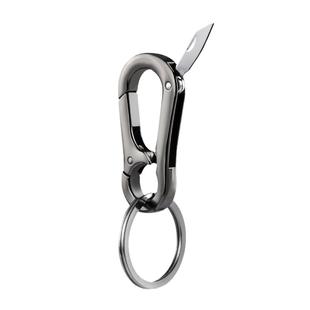 带刀钥匙扣简约高级感男士腰挂扣圈链随身个性多功能女士挂件耐用