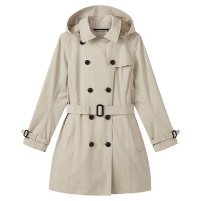 艾高女士长款风衣外套GORE-TEX