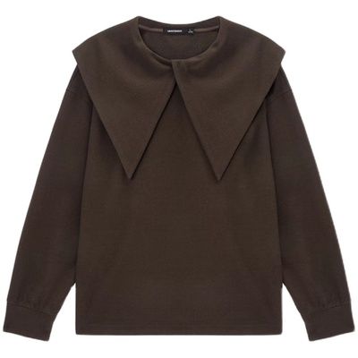 UNVESNO大翻领多造型长袖