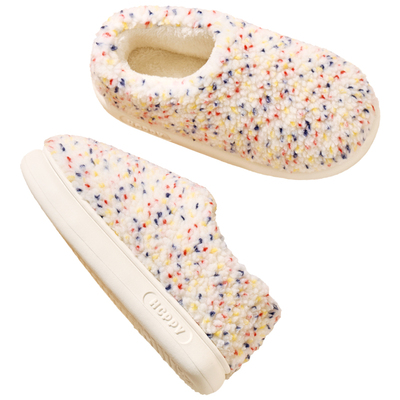 羊羔绒满天星软底包跟棉拖鞋女冬季居家用学生情侣毛毛绒保暖棉鞋