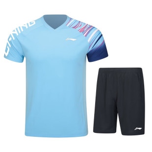 李宁羽毛球服运动套装男女款比赛训练服官方正品速干透气舒适排汗