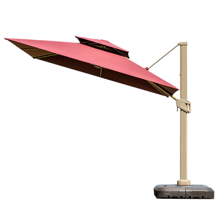 户外遮阳伞庭院罗马伞室外太阳伞摆摊花园别墅露台阳台外摆岗亭伞