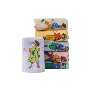 JOJO'S L. PD.Orchid.毛巾洗脸家用纯棉吸水擦头发手巾 | 汀兰