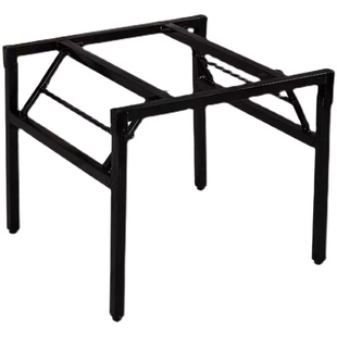 大圆桌支架方桌支架酒店大圆桌折叠架脚架折叠桌餐桌脚桌腿铁架子