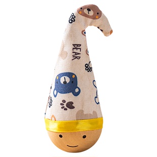 不倒翁猫咪玩具自嗨解闷神器消耗体力羽毛逗猫棒球小猫咪必备用品