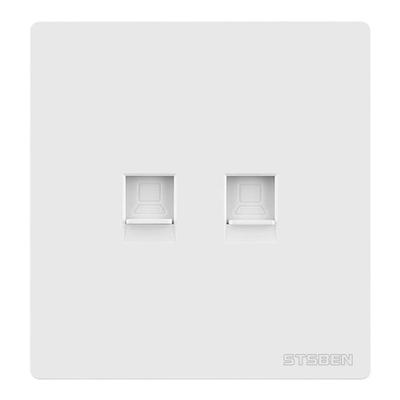 两位千兆网络面板六类网线插座