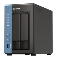 QNAP威联通 NAS TS-216-2G/2022新品/CortexA55四核CPU/2x M.2 2280 PCIe/内置NPU/低功耗 存储服务器nas家用