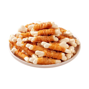 狗狗零食鸡肉缠钙奶骨小型犬磨牙棒幼犬比熊鸭肉羊奶零食训练奖励