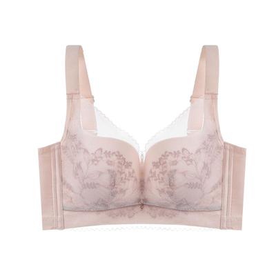 婷美25新款裸感大胸显小蕾丝文胸