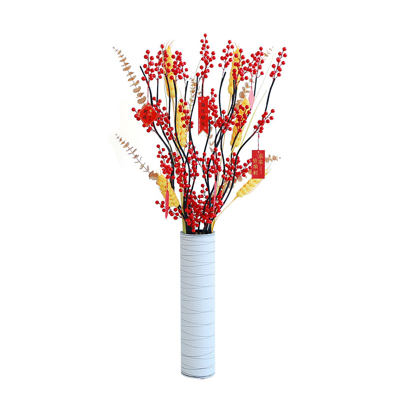 发财果仿真花摆件客厅干花花束摆设花艺防真花高花开业乔迁年宵花