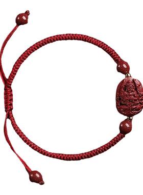 男女木原创设计朱砂手链本命化解