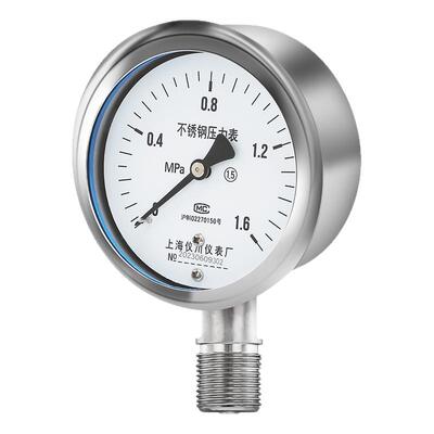 上海仪川不锈钢压力表Y100BF