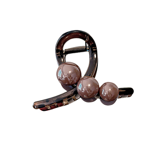 适合夏天用的抓夹女发量少发夹后脑勺2025新款高端中号鲨鱼夹头饰