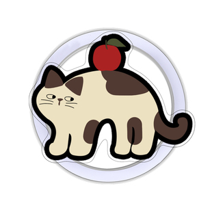 万物.磁吸手机支架气囊伸缩懒人桌面追剧强力吸附一贴即合韩系