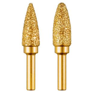 金刚石磨头合金旋转锉电磨机手电钻金钢砂金属打磨孔钻头铣刀钨钢