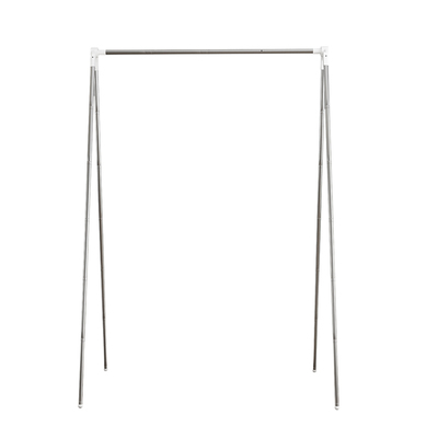 折叠不锈钢落地衣物晾衣架便携式