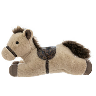 仿真小马玩偶马年生肖马吉祥物公仔毛绒玩具白马陪伴娃娃新年礼物