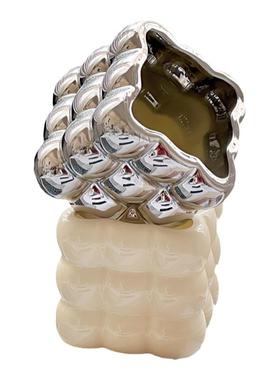 玄关钥匙收纳摆件陶瓷轻奢高档