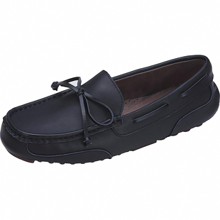 豆豆鞋男鞋真皮黑色休闲皮鞋一脚蹬驾车鞋乐福鞋懒人鞋СUGGΟAT