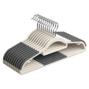 新款无痕衣架成人整理师家用衣柜收纳晾晒防滑肩角衣服架护领衣撑