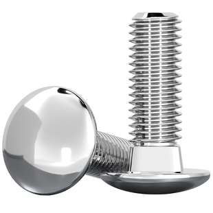 小头马车304/201不锈钢半圆头螺栓四方颈螺丝钉桥架货架MM4M6-M12