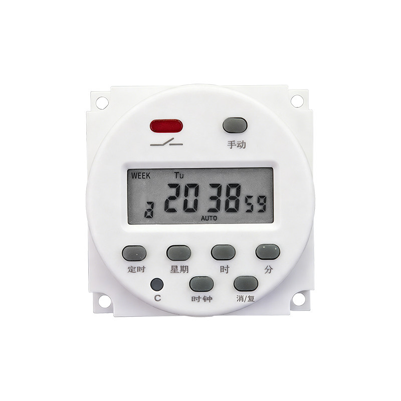 CN101A小型时控开关定时器12V220V自动断电广告招牌热水器水泵10A