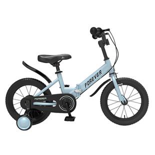 【上海工厂】永久儿童自行车可折叠女孩3—6岁男孩14-16寸脚踏车