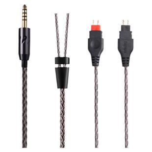 16股加粗单晶铜镀银HD650 HD660S2 HD600 4.4mmXLR平衡线耳机线
