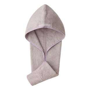 长绒棉干发帽女超强吸水速干纯棉浴帽洗头擦头宽尾毛巾加厚包头巾