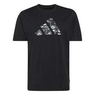 时尚百搭轻薄纯棉休闲正肩短袖T恤男adidas阿迪达斯轻运动