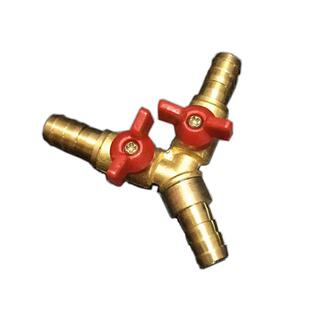 煤气三通阀门4分煤气管分气接头带开关燃气液化气一分二球阀控制