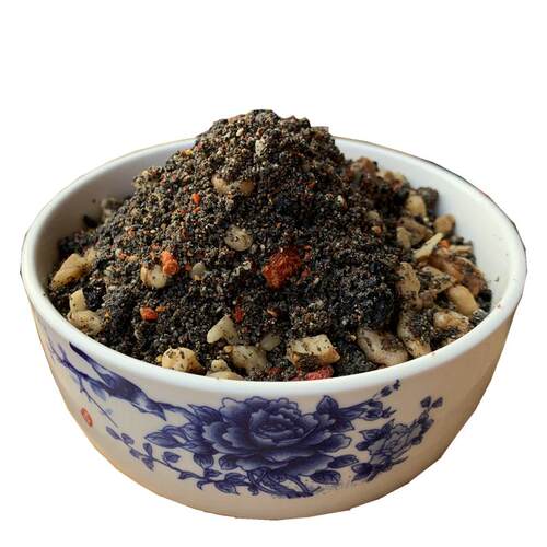 【夏季冷藏】现磨黑芝麻核桃枸杞桑葚黑豆红枣干吃嚼嚼粉营养早餐
