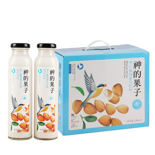 沙漠之花内蒙古植物蛋白饮料杏仁露8瓶礼盒装送礼用290ml*8瓶